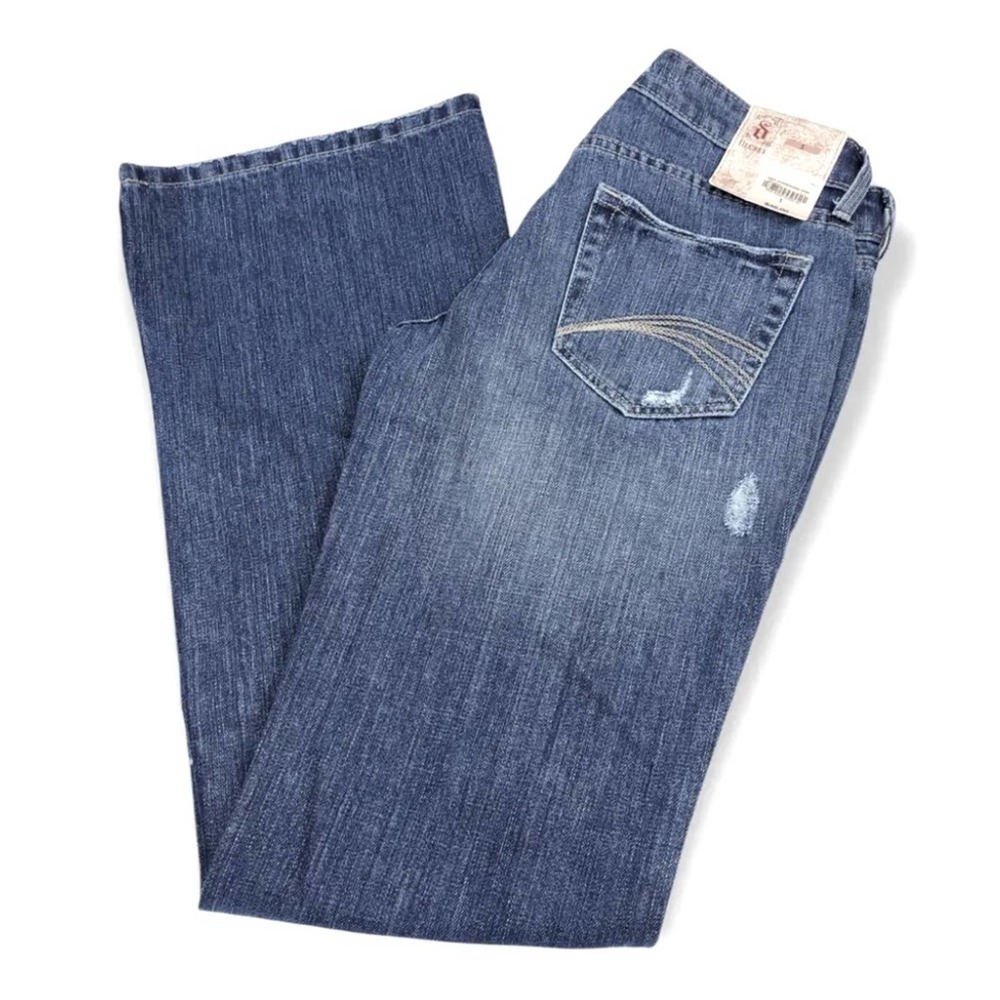 DECREE Junior's Distressed Medium Stonewash Jeans - Picture 4 of 10